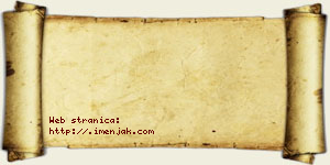 Danijela Radovanović vizit kartica